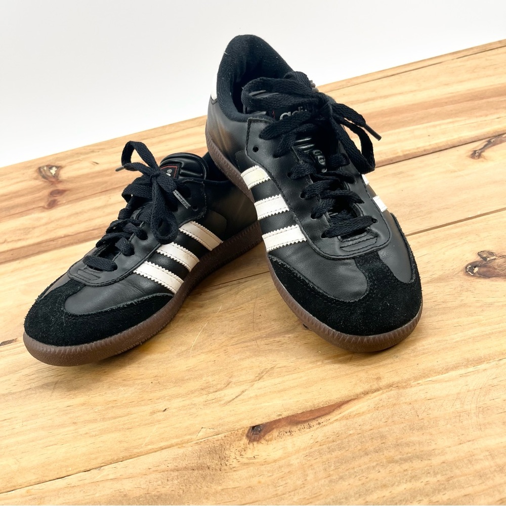 Adidas Kid's Black and White Sneakers